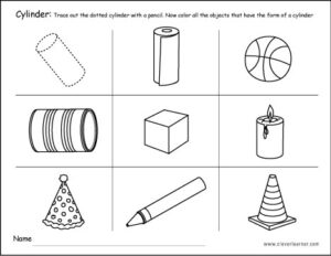 Free 3D Cylinder Shape Activities for Preschools – CleverLearner ...